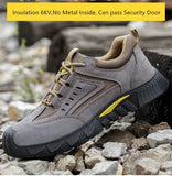 Winter safety shoes with plastic toe cap insulation 6kv electrician protective work puncture proof work safety sneakers MartLion   