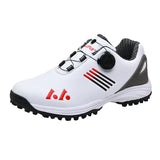 Waterproof Golf Shoes Men's Luxury Golf Sneakers Outdoor Comfortable Walking Anti Slip Walking MartLion BaiHong-1 6.5 