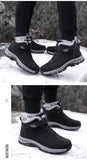 Women Boots Waterproof Snow Boots Warm Plush Winter Shoes Mid-calf Non-slip Winter Female MartLion   