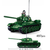 Military ww2 Cannon Assault Armored Vehicle Battle Tank Car Truck Army Weapon Building Blocks Sets  Model King Kids Toys Gift Mart Lion No Box 1 Doll  