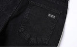 Men's Black Gray Jeans Stretch Classic Slim  Black Denim Pants Elasticity Male  Casual Trousers MartLion   