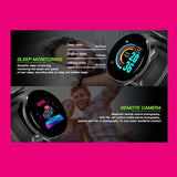 D18 Smart Watch Men's Waterproof Blood Pressure Smartwatch Women Heart Rate Monitor Fitness Tracker Watch Sport For Android IOS MartLion   