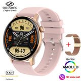 Bluetooth Call Women Smart Watch Full Touch Fitness IP68 Waterproof Men's Smartwatch Lady Clock + box For Android IOS MartLion SA-Alpha-1 M Gold CHINA 