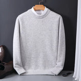 Sweater O-neck Pullovers Men's Loose Knitted Bottom Shirt Autumn Winter Korean Casual Men's Top MartLion   