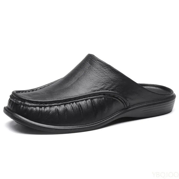  Shoes Men's Slippers EVA Slip on Flats Shoes Walking Half Slipper Soft Household Sandals MartLion - Mart Lion