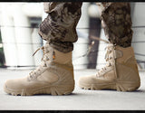  Outdoor Working Shoes Men's Snow Boots Winter Warm Cotton Anti-Slip Tactical Military Desert Combat MartLion - Mart Lion