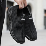 Shoes for Men Slip on Casual Breathable Mesh Outdoor Non Slip Lazy Shoes Lightweight  Men Shoes MartLion   