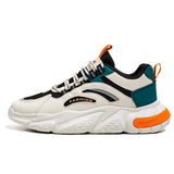 Summer Casual Shoes Men's Mesh Sports Tide Shoes Anti-slip Running Lightweight Sneakers MartLion black orange 39 