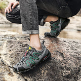 Luxury Outdoor Hiking Men's Sneakers Designer Non-Slip Waterproof Shoes Cozy Light Walking Trainers Baskets Homme Tenis Mart Lion   