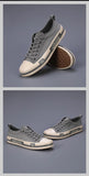 Classic Men‘s Canvas Shoes Designer Vulcanized Low-top Flats Sneakers Breathable Casual Espadrilles MartLion   