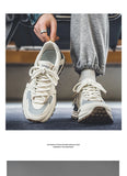 Retro Low Sneakers Men's Comfy Platform Casual Sneakers Men Non-slip Outdoor Jogging Shoes Trainers Zapatillas Hombre MartLion   