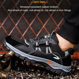 Men's Safety Shoes Sneakers For Industrial Working Steel Toe Anti-smashing Work Boots Non-slip Indestructible MartLion   