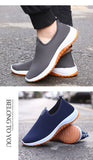 Korean Sports Shoes Men's Mesh Surface Breathable Soft Bottom Running Mart Lion   