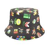Super Mario Hat Anime Peripheral Cartoon mario Luigi Leisure Adult Outdoor Sunscreen Sunshade Fisherman Hat Holiday Gift MartLion   