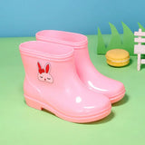 Rubber boots Children shoes rain boots kids animals cartoon water waterproof toddler rainboots non-slip MartLion   