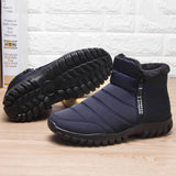 Men's Boots Snow Fur Man Shoes Cotton Shoes Keep Warm Boots Male Platform Sneakers Winter Men's Work Shoes Footwear MartLion