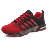 Men's Running Shoes Breathable Outdoor Sports Lightweight Sneakers for Women Athletic Training Footwear MartLion Black red 5 