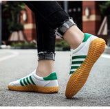 Men's Soft Casual Shoes Light Summer Breathable Mesh Sneakers White Sport German Training Waterproof Canvas Mart Lion   