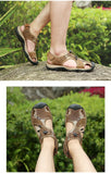 Summer Leather Men's Shoes Sandals Slippers MartLion   