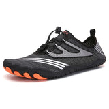 Unisex Swimming Water Shoes Men's Barefoot Outdoor Beach Sandals Upstream Aqua Nonslip River Sea Diving Sneakers Mart Lion A088-black 38 