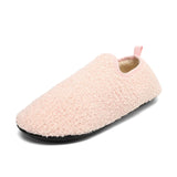 Men's Shoes Winter Slippers Indoor House Couples Plush Slipper Loafers MartLion pink 3301 36-37 CHINA