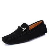 Genuine Leather Men's Loafers Casual Shoes Boat Driving Walking Casual Loafers Handmade Mart Lion   