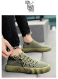 Fujeak Sneakers Outdoor Flat Shoes Spring Casual Classic Trendy Men's Non-slip Walking Mart Lion   