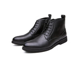 Formal Leather Chelsea Boots Men's Elegant Autumn Shoes Dress Ankle Leisure Oxfords Mart Lion   