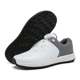 Spikes Golf Shoes Men's Golf Wears Comfortable Golfers Light Weight Walking Sneakers MartLion BaiYin-1 39 
