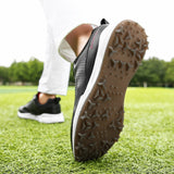  Luxury Golf Shoes Men's Training Golf Wears Waterpoor Golfers Footwears Light Weight Walking Sneakers Mart Lion - Mart Lion
