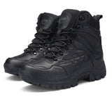  Tactical Boots Men's Breathable Army With Side Zipper Leather Military Tactical Wear Resistant Mart Lion - Mart Lion