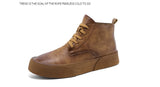 Men's Boots Outdoor Comfy Leather Classic Autumn Shoes Casual Mart Lion   