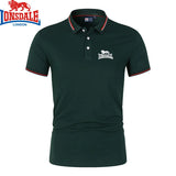 Embroidered Summer Polo Shirt Men Hot Men's Short Sleeve Top  Casual Polo-shirt for Men MartLion   