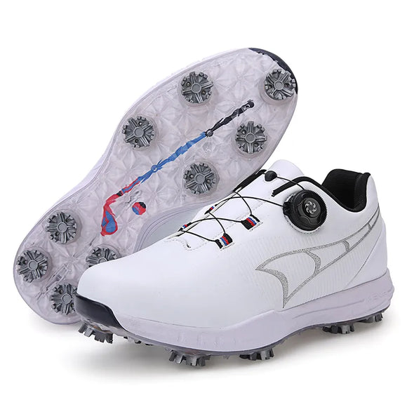  Golf Shoes Spikes Outdoor Comfortable Golf Wears for Men's Walking Sneakers Luxury Walking MartLion - Mart Lion