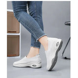 Anti-skid Casual Flats Loafer Shoes for Women Thick Sole Slip-on Footwear Soft Comfort Wear-resistant Sneakers MartLion   