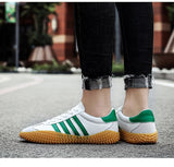 Men's Soft Casual Shoes Light Summer Breathable Mesh Sneakers White Sport German Training Waterproof Canvas Mart Lion   