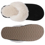 Plush Fur Slippers For Women Winter Fluffy House Shoes Warm Fuzzy Slippers Furry Suede Memory Foam Fur Slippers MartLion   