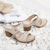 Summer Women Shoes High-heeled  Designer Sandals Platform Mart Lion   