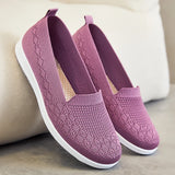 Women's Loafers Platform Flats Ladies Shoes On Office Breathable Elegant With Low Heels Cotton Soft MartLion   