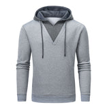 Men's Pullover Hooded Winter Fleece Hoodies Sweatshirt with Pockets Slim Fit Casual Hoody Street Home Clothing Mart Lion LightGrey S 