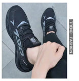 Men's casual light mesh sports shoes summer breathable cool running shoes soft sole non slip male's sneakers MartLion