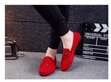 Suede Casual Shoes Men's Soft Sole Shoes Slip-On Loafers Moccasins Driving Mart Lion   