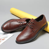 Genuine Leather Dress Shoes Men's Super Soft Moccasins Footwear Formal Social Oxfords Mart Lion   