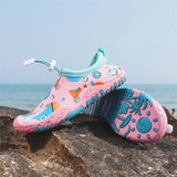 Children Soft Shoes Boys Girls Beach Kids Summer Slip on Swimming Mesh Footwear Flat Sneakers Trainer Barefoot Sock Mart Lion   