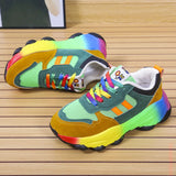 Women Sport Shoes Platform Sneakers Ladies Spring Winter Flats Running  Lace Up MartLion   