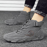 Winter Men's Boots Suede Leather With Fur Ankle Boots Leisure Keep Warm Western Casual Sneakers MartLion   