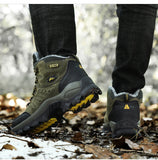 Warm Winter Boots Men's Woman Ankle Non Slip Hiking Waterproof Pro-Mountain Outdoor Walking Training Trekking MartLion   