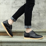 Men's Casual Leather Shoes Loafers Driving Casual Slip Platform Classic Daily Work Mart Lion   