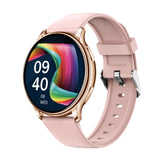 WEEDOM 2023 Bluetooth Call Smart Watch Women Dial Watches Men's Sport Fitness Tracker Heart Rate Smartwatch For Android IOS MartLion Silicone Pink  