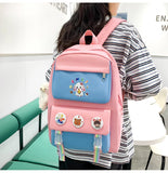 5 piece set backpacks for teenagers girl boy schoolbag cute puppy printing kids backpack children's school bags for boys MartLion   